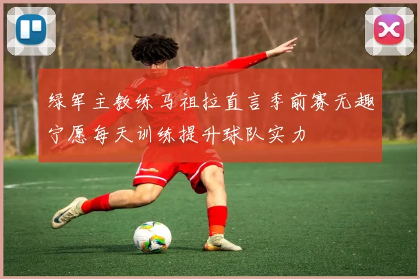 绿军主教练马祖拉直言季前赛无趣宁愿每天训练提升球队实力